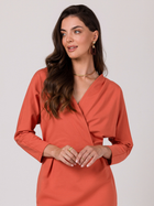 Sukienka ołówkowa damska z rozcięciem BeWear B271 L Czerwona (5905563718599) - obraz 3