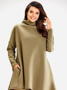 Sukienka trapezowa damska Awama A609 L/XL Khaki (5902360583665) - obraz 4