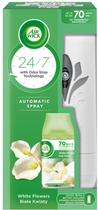 Automatyczny odświeżacz powietrza i wkład Air Wick Freshmatic Białe Kwiaty 250 ml (5900627073591) - obraz 1