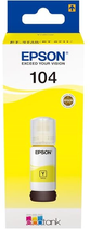 Чорнило Epson 104 EcoTank Yellow (8715946655833) - зображення 1