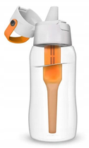 Пляшка для води Dafi Solid 500 мл з фільтруючим картриджем Помаранчева (5902884108177) - зображення 1