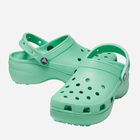 Chodaki damskie Crocs Classic Platform Clog W CR206750-JAST 41-42 (W10) 26 cm Miętowe (196265212729) - obraz 3