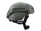 Шлем Fast для страйкбола и тренировок в стиле SWAT Зеленый (1011-336-03) - изображение 6