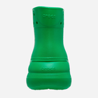 Жіночі гумові чоботи низькі Crocs Classic Crush Rain Boot CR207946-GRGR 37-38 (M5/W7) 23 см Зелені (196265157204) - зображення 4