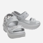 Жіночі сандалі Crocs Mega Crush Rebel SNDL W CR208339-SHIM 39-40 (M7/W9) 25 см Сірі (196265238699) - зображення 2