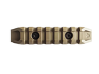 Планка Пикатинни КРУК CRC 9022 Coyote Tan на 7 слотов с креплением M-Lok