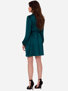 Sukienka kopertowa damska wiązana w pasie Makover K175 L/XL Zielona (5905563720615) - obraz 2