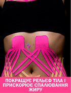 Кинезио тейп для тела спорта Розовый 2.5см х 5м Классический Универсальный кинезиологическая лента для лица пластырь от морщин - изображение 11