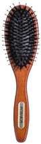 Гребінець Inter Vion дерев'яні з натуральним волоссям та нейлоновими шпильками (5902704986398) - зображення 1