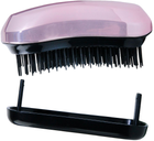 Szczotka Inter Vion Brush & Go kompaktowa do włosów z nakładką Metaliczny Róż (5902704150959) - obraz 1