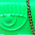 Сумка крос-боді жіноча Chiara Ferragni 74SB4BA2ZS728 Зелена (8052672353900) - зображення 5