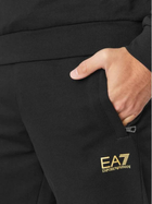 Dres męski EA7 Train Core Id M T-Suit Hoodie Rn Ch Coft L Black (8056861842183) - obraz 5