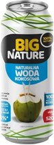 Напій соковмісний Big Nature Кокосова вода натуральна 520 мл (5903293144008) - зображення 1