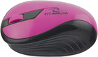 Mysz Esperanza Titanum Rainbow Wireless Różowa (5901299904787) - obraz 3