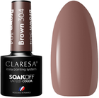 Lakier hybrydowy do paznokci Claresa Soak Off UV/LED Brown 304 5 g (5902846077848) - obraz 1