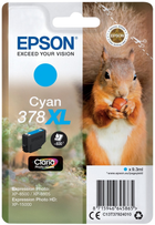 Tusz Epson 378XL Cyan (8715946645865) - obraz 1