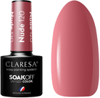 Гель-лак для нігтів Claresa Soak Off UV/LED Nude 120 5 г (5902846077633)