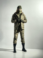 Зимний костюм 'Terra Hot' зеленый пиксель женский + бафф хаки и перчатки M - изображение 1