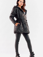 Куртка демісезонна подовжена жіноча Awama A540 L/XL Чорна (5902360566958) - зображення 5