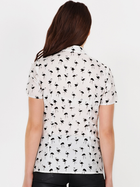 Bluzka damska ze stójką Awama A89 XL Ecru/Flamingo (5902360502734) - obraz 2