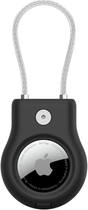 Holder z karabińczykiem Belkin Secure Holder with Wire Cable Airtag Black (MSC009btBK) - obraz 1