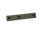 Планка Пикатинни КРУК CRC 9016 ODGreen на 11 слотов с креплением M-Lok - изображение 1