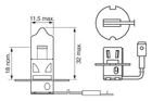 1987301006 BOSCH Лампа H3 12V PK22S PURE LIGHT