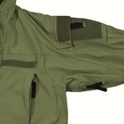 Чоловіча куртка демісезонна з капюшоном US Gen III Level 5 MFH Olive M Kali AI074 з регульованими липучками на манжетах вітро- водонепроникна - зображення 3