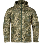 Чоловіча зимова теплозберігаюча куртка SoftShell Max-Heat ММ-14 з капюшоном Піксель ЗСУ L (Kali) AI058 захист від вітру та опадів польова повсякденна - зображення 2