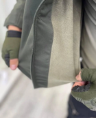 Армійська куртка Combat тканина soft-shell на флісі Оливковий 3XL (Kali) AI006 - зображення 4