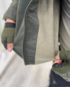Армейская куртка Combat ткань soft-shell на флисе Оливковый L (Kali) AI007 - изображение 4