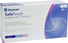 Перчатки смотровые нитриловые текстурированные, нестерильные Medicom SafeTouch Advanced Extend неопудренные 3.6 г розовые 50 пар № M (1172-TG_C) - изображение 1