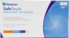 Рукавички оглядові нітрилові нестерильні, текстуровані Medicom SafeTouch Advanced Violet неопудрені 3.4 г фіолетові 50 пар № S (1183/S) - зображення 1