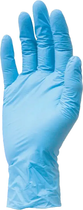 Перчатки смотровые нитриловые нестерильные Medicom SafeTouch E-series неопудренные 2.8 г голубые 50 пар № S (1106/S) - изображение 2