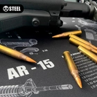 Килимок для чищення зброї з вибух-схемою гвинтівки AR-15 - изображение 7