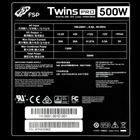 Блок живлення Fortron Twins Pro 500 W (PPA5008601) - зображення 3