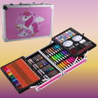 Детский набор для творчества Drawing Board ART- 3965 145 предметов кейс Розовый