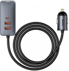Автомобильное зарядное устройство Baseus Share Together PPS with extension cord 120 W Grey (YM1361)
