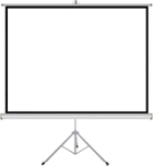 Ekran projekcyjny ART 4:3 TS-100 na statywie 203 x 152 cm (ER T100 4:3) - obraz 2