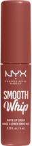 Рідка матова помада-крем для губ NYX Professional Makeup Smooth WHip 03 Latte Foam 4 мл (800897131067) - зображення 3