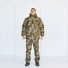 Бушлат Гірка камуфляжний зимовий Піксель, чоловіча зимова куртка з утяжкою 56 - зображення 9