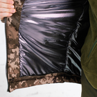 Куртка зимняя Пиксель софтшелл с подкладкой Omni-Heat, мужская утепленная камуфляжная куртка 52 - изображение 5