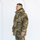 Бушлат камуфляжный зимний Пиксель, мужская тактическая зимняя куртка Горка пиксель с утяжкой 54 - изображение 4