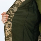 Бушлат камуфляжный зимний Пиксель, мужская тактическая зимняя куртка Горка пиксель с утяжкой 54 - изображение 6
