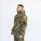 Бушлат камуфляжний зимовий Піксель, чоловіча тактична зимова куртка Гірка піксель з утяжкою 54 - зображення 11