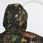 Бушлат зимний Горка камуфляж темный Клен, мужская зимняя куртка на синтепоне и флисе с капюшоном 60 - изображение 5