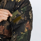 Бушлат зимний Горка камуфляж темный Клен, мужская зимняя куртка на синтепоне и флисе с капюшоном 60 - изображение 8
