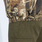 Бушлат камуфляжный зимний Осень на флисе и синтепоне, мужская зимняя куртка на резинке 54 - изображение 5