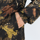 Бушлат камуфляжний зимовий темний Клен на флісі та синтепоні, чоловіча зимова куртка на гумці 48 - зображення 6