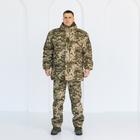 Бушлат Гірка зимовий камуфляжний Піксель, чоловіча зимова куртка з утяжкою 60 - зображення 2